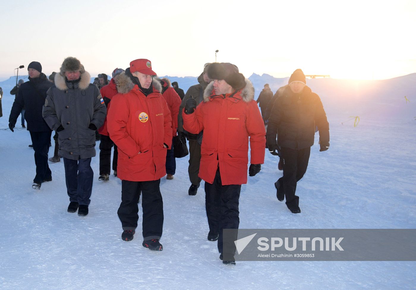President Vladimir Putin and Prime Minister Dmitry Medvedev visit Northwestern Federal District