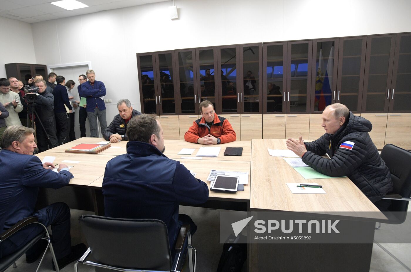 President Vladimir Putin and Prime Minister Dmitry Medvedev visit Northwestern Federal District