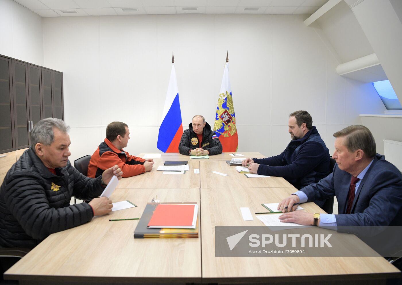 President Vladimir Putin and Prime Minister Dmitry Medvedev visit Northwestern Federal District