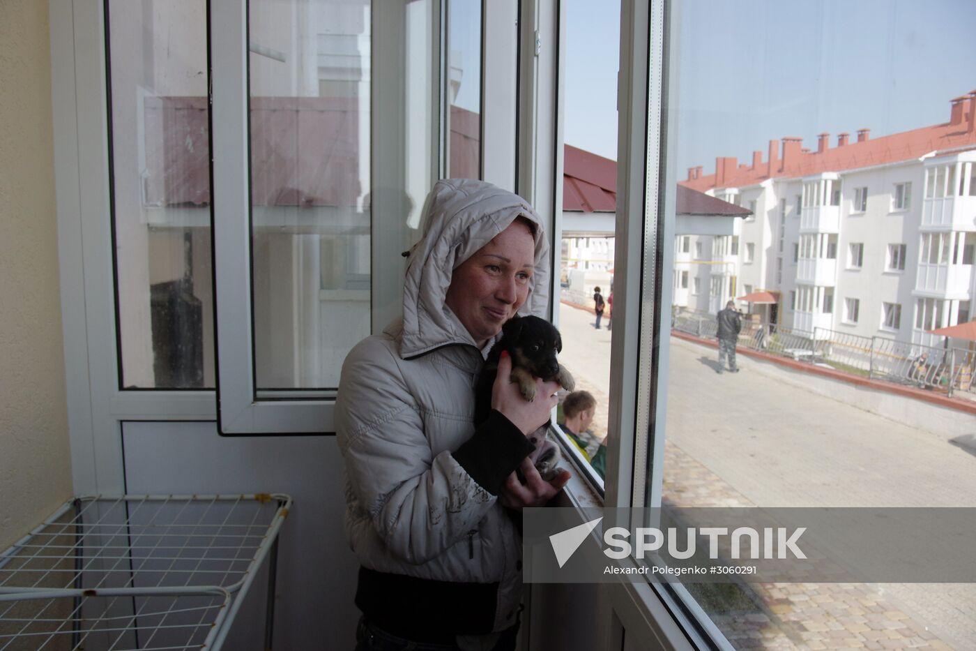 People move from the Kerch bridge construction area to new homes