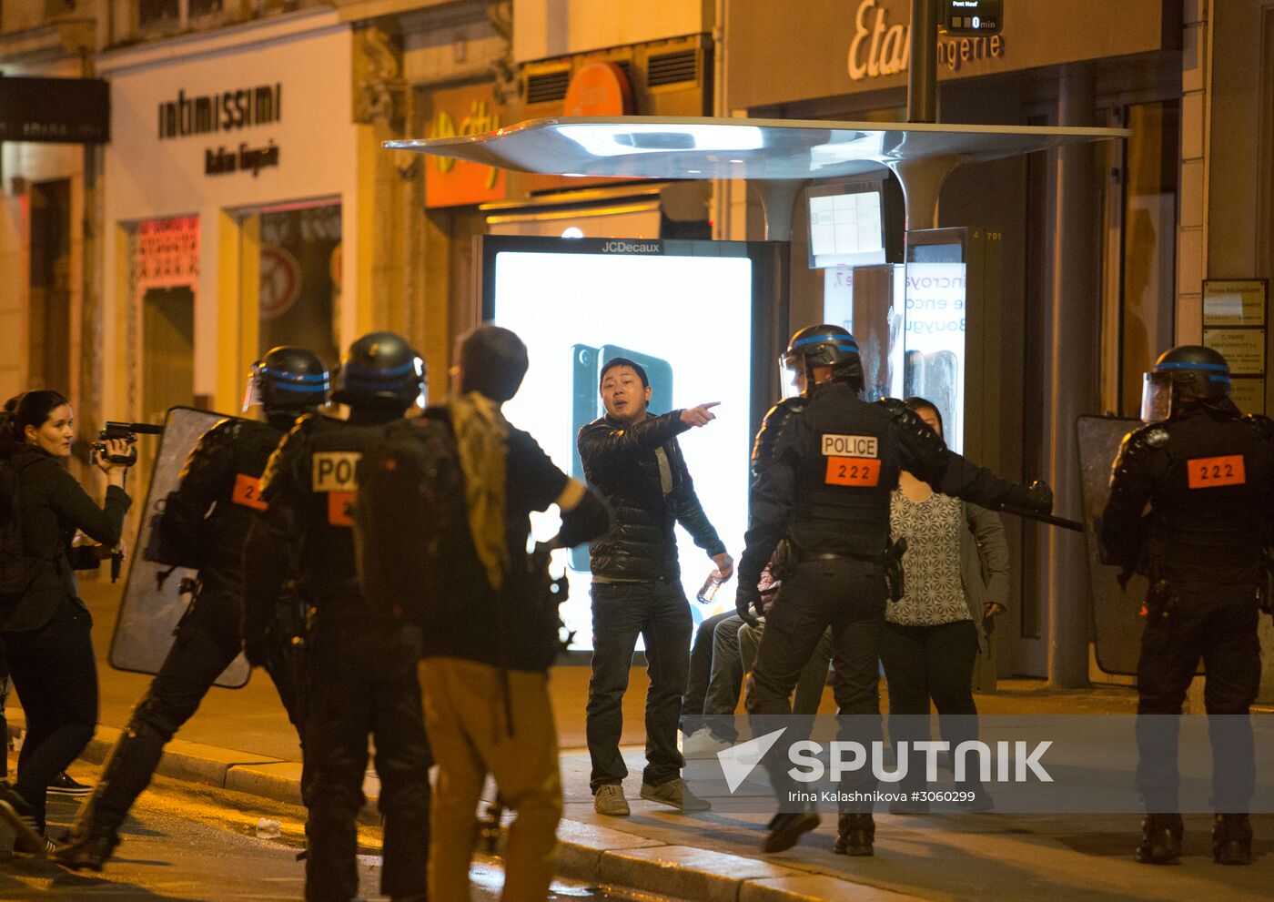 Protest rally in Paris against police violence