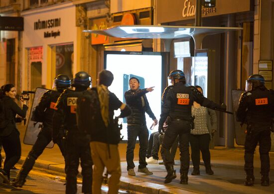 Protest rally in Paris against police violence