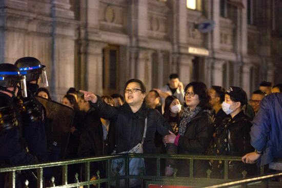 Protest rally in Paris against police violence