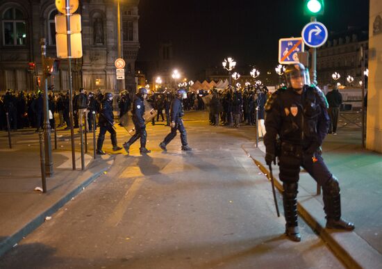Protest rally in Paris against police violence