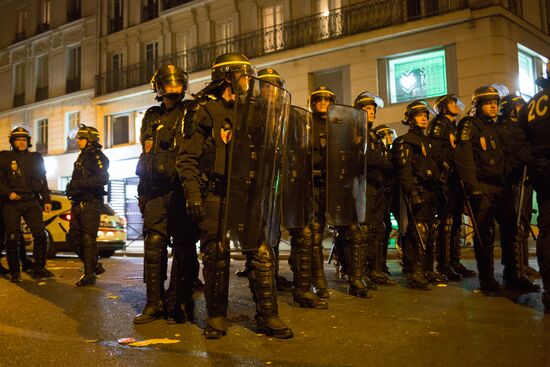 Protest rally in Paris against police violence