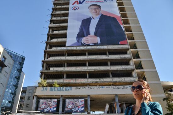 Election campaign in Serbia