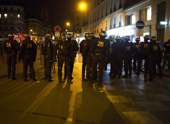 Protest rally in Paris against police violence
