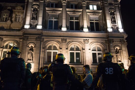 Protest rally in Paris against police violence