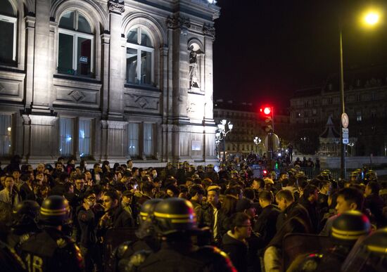 Protest rally in Paris against police violence