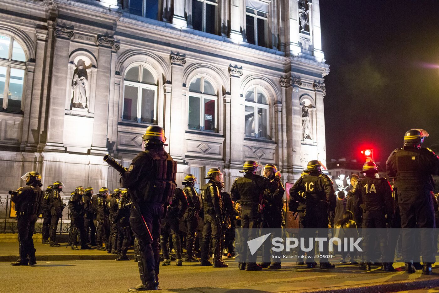 Protest rally in Paris against police violence