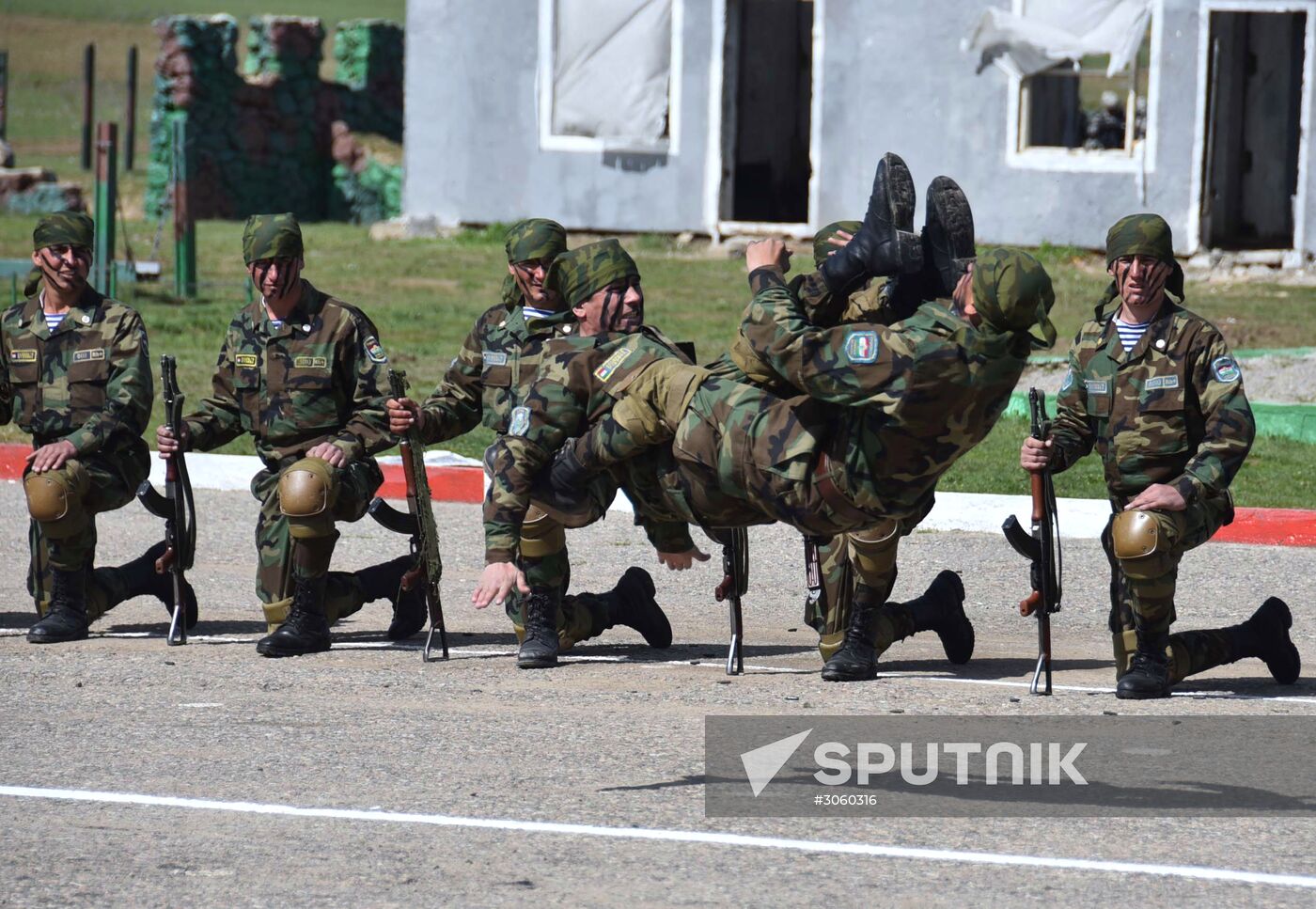 Russian-Tajik military exercise in Khatlon Region