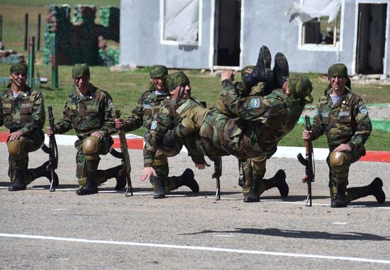 Russian-Tajik military exercise in Khatlon Region