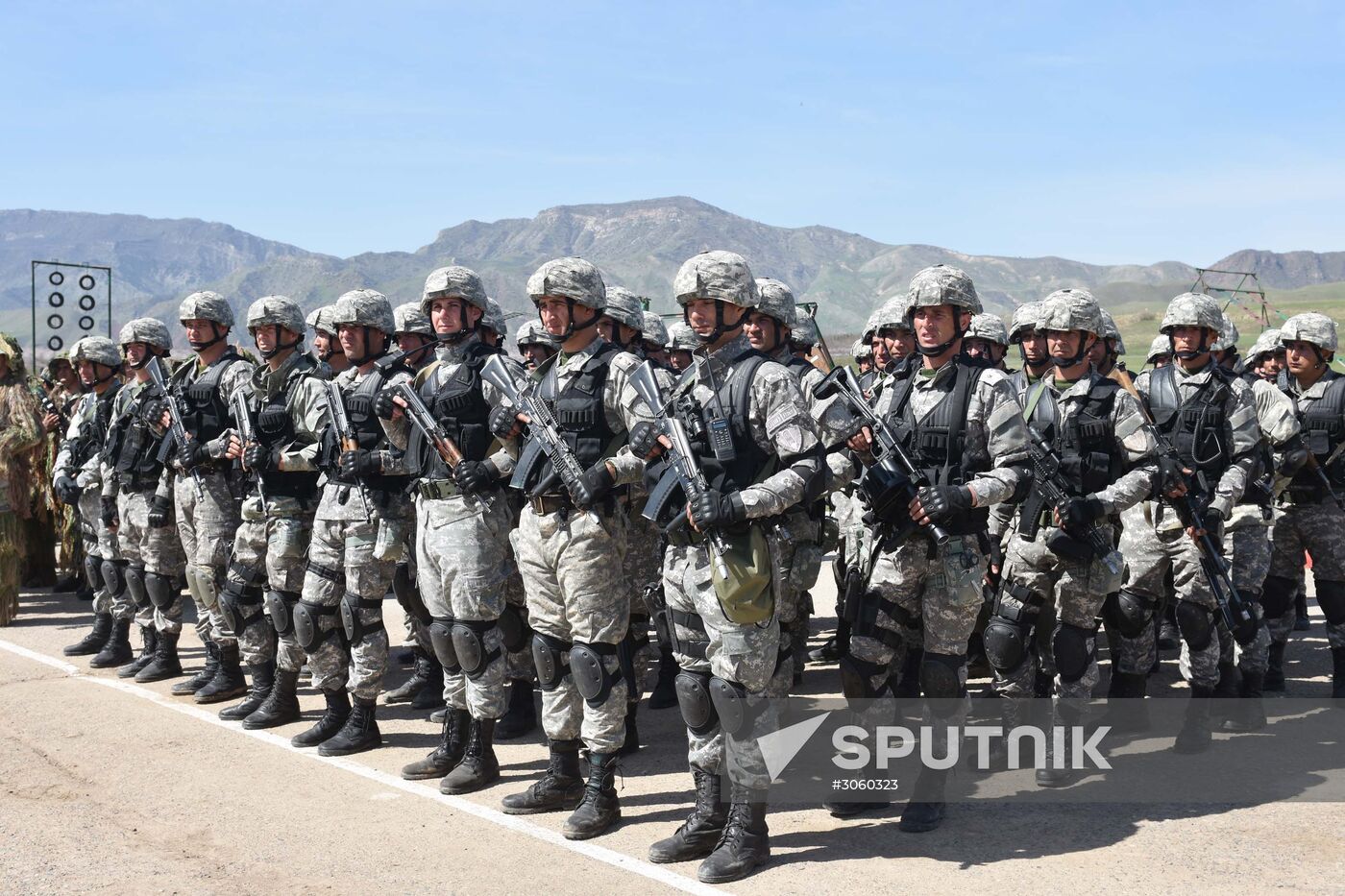 Russian-Tajik military exercise in Khatlon Region