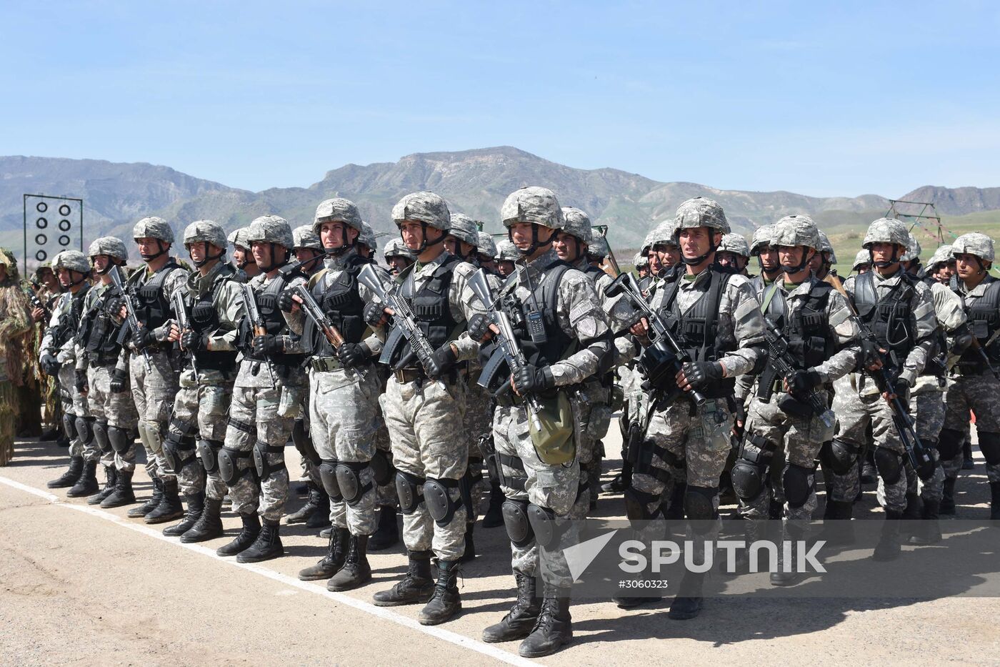 Russian-Tajik military exercise in Khatlon Region