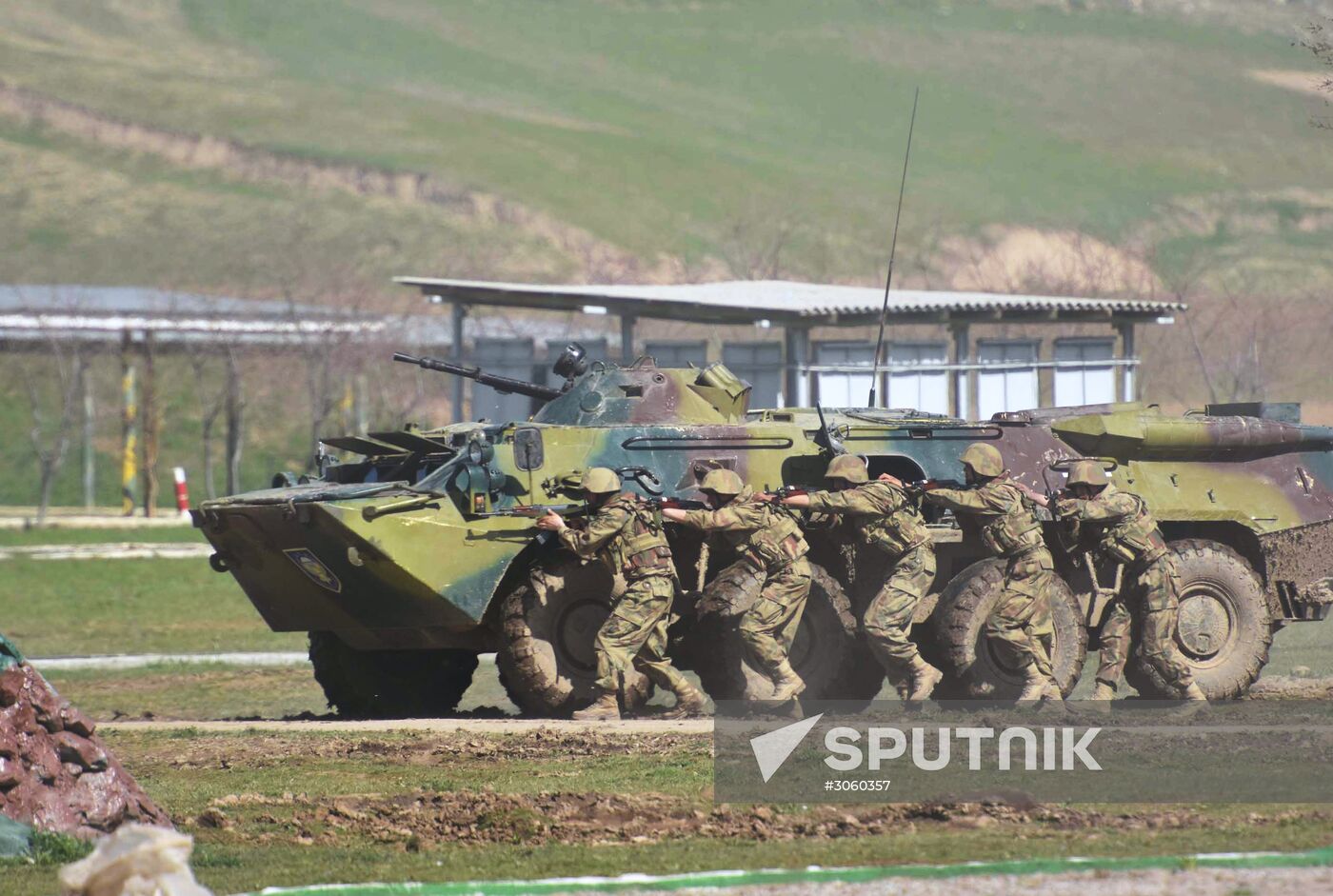 Russian-Tajik military exercise in Khatlon Region
