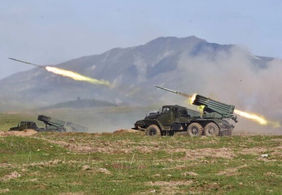 Russian-Tajik military exercise in Khatlon Region