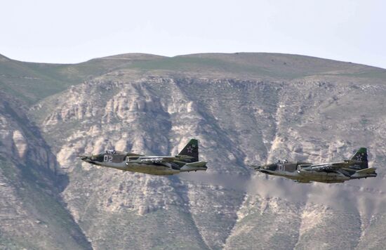 Russian-Tajik military exercise in Khatlon Region