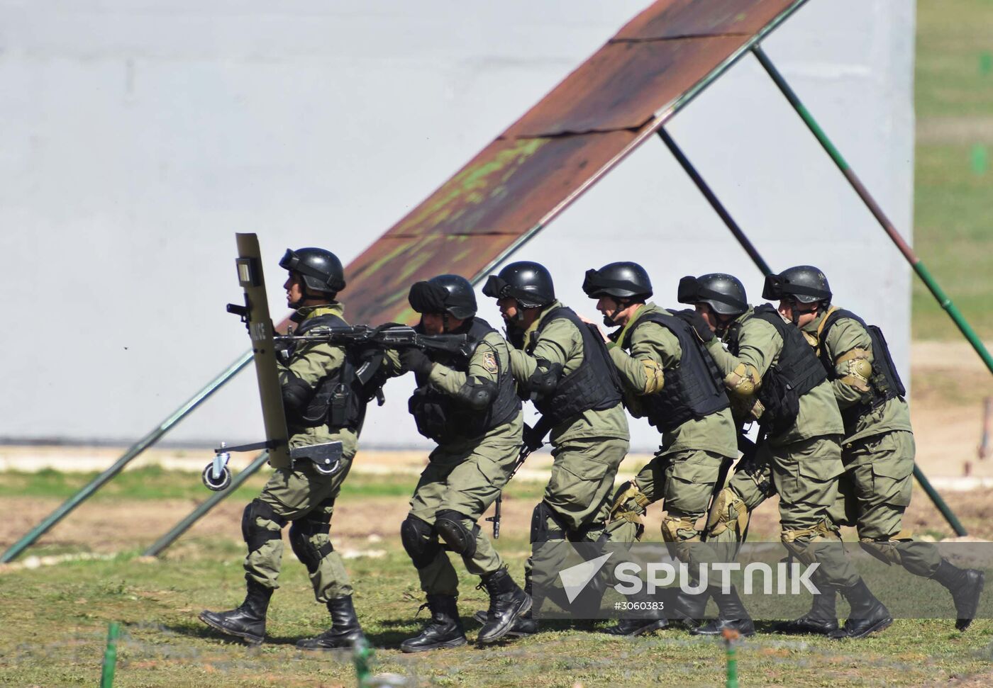 Russian-Tajik military exercise in Khatlon Region