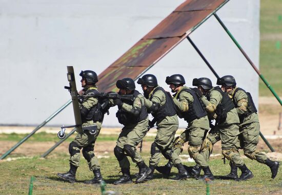 Russian-Tajik military exercise in Khatlon Region