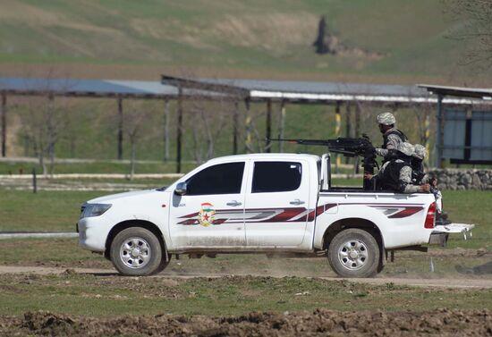 Russian-Tajik military exercise in Khatlon Region