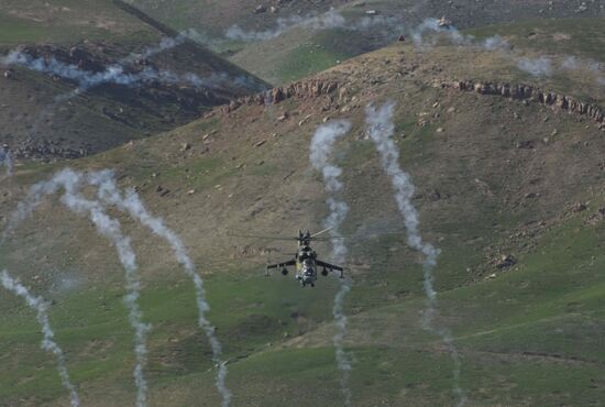 Russian-Tajik military exercise in Khatlon Region
