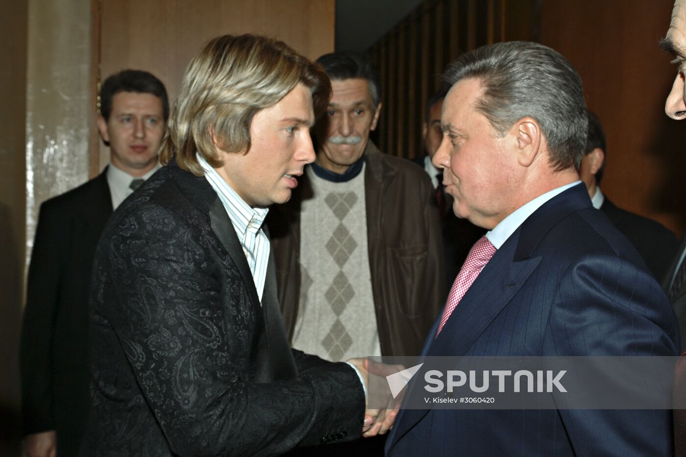 Boris Gromov and Nikolai Baskov