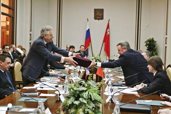 Moscow Region Governor Boris Gromov