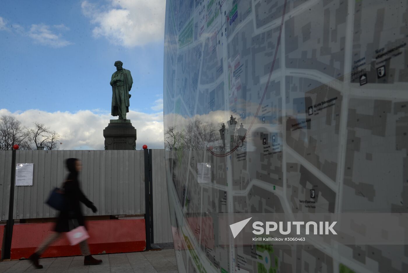 Renovation of Monument to Alexander Pushkin commences in Moscow