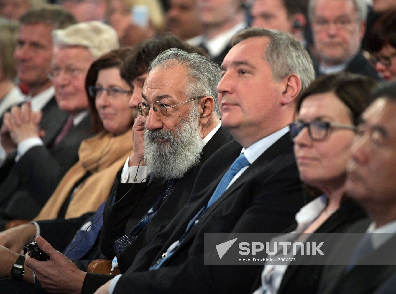 Russian President Vladimir Putin visits The Arctic: Territory of Dialogue international forum