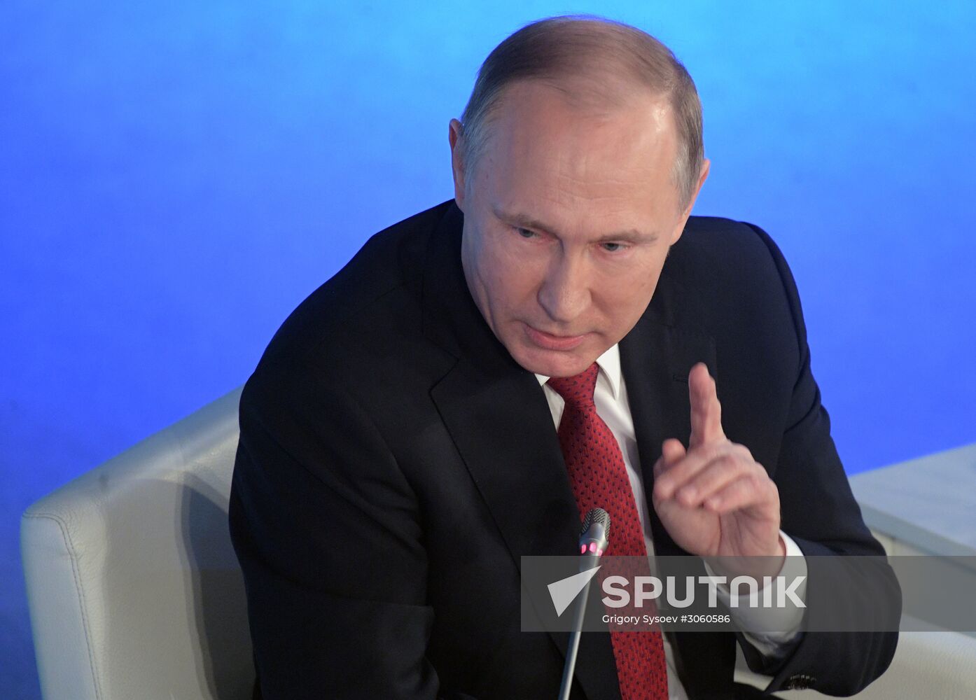 Russian President Vladimir Putin visits The Arctic: Territory of Dialogue international forum