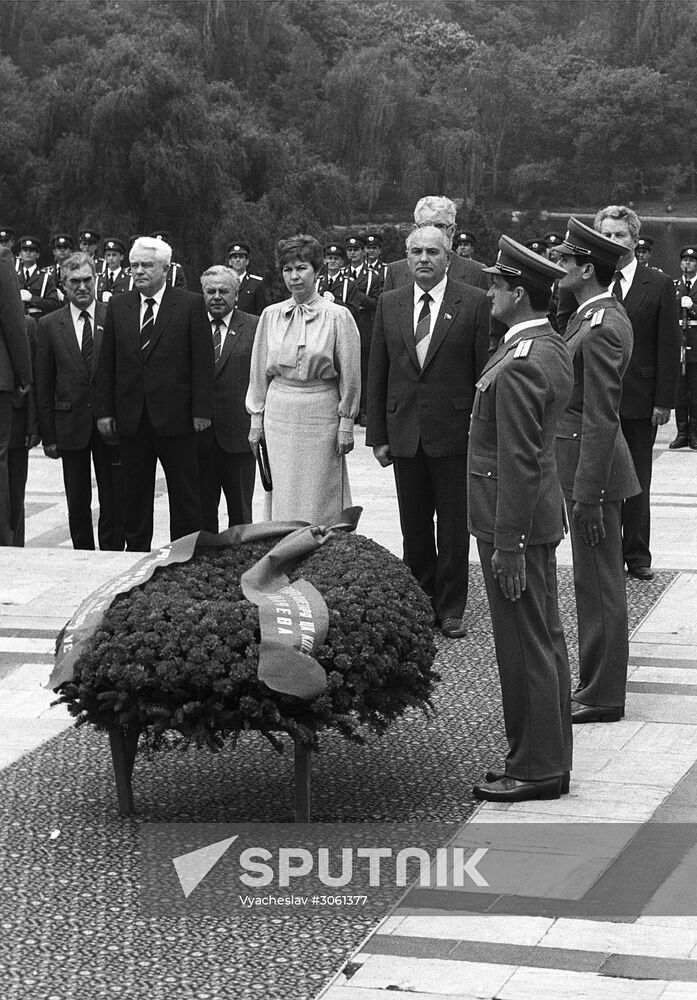 Mikhail Gorbachev's visit to Romania