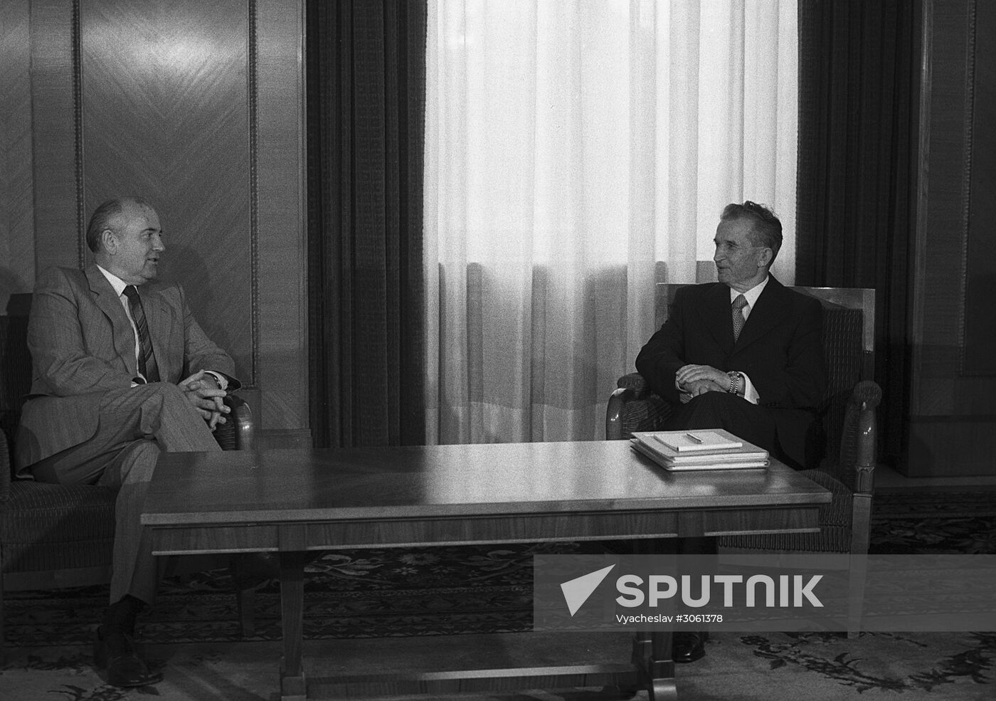 Mikhail Gorbachev's visit to Romania