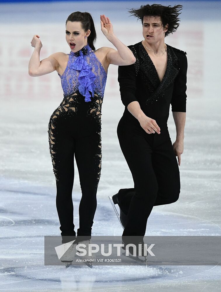 ISU Figure Skating Championships. Ice dance short program