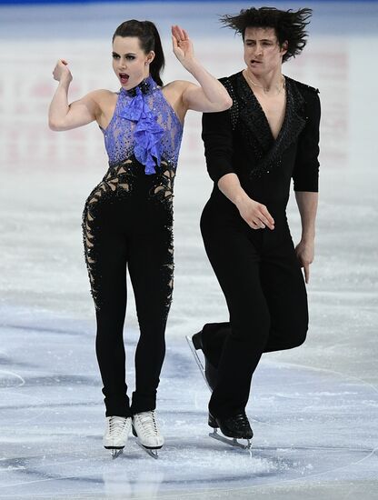 ISU Figure Skating Championships. Ice dance short program