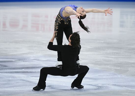 ISU Figure Skating Championships. Ice dance short program