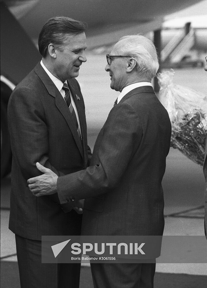 Ryzhkov and Honecker