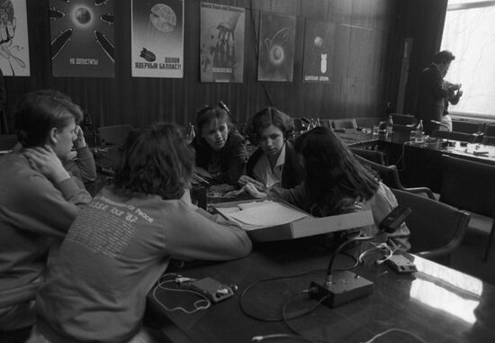 Delegation from Canada "Junior Ambassadors of Peace" in the USSR