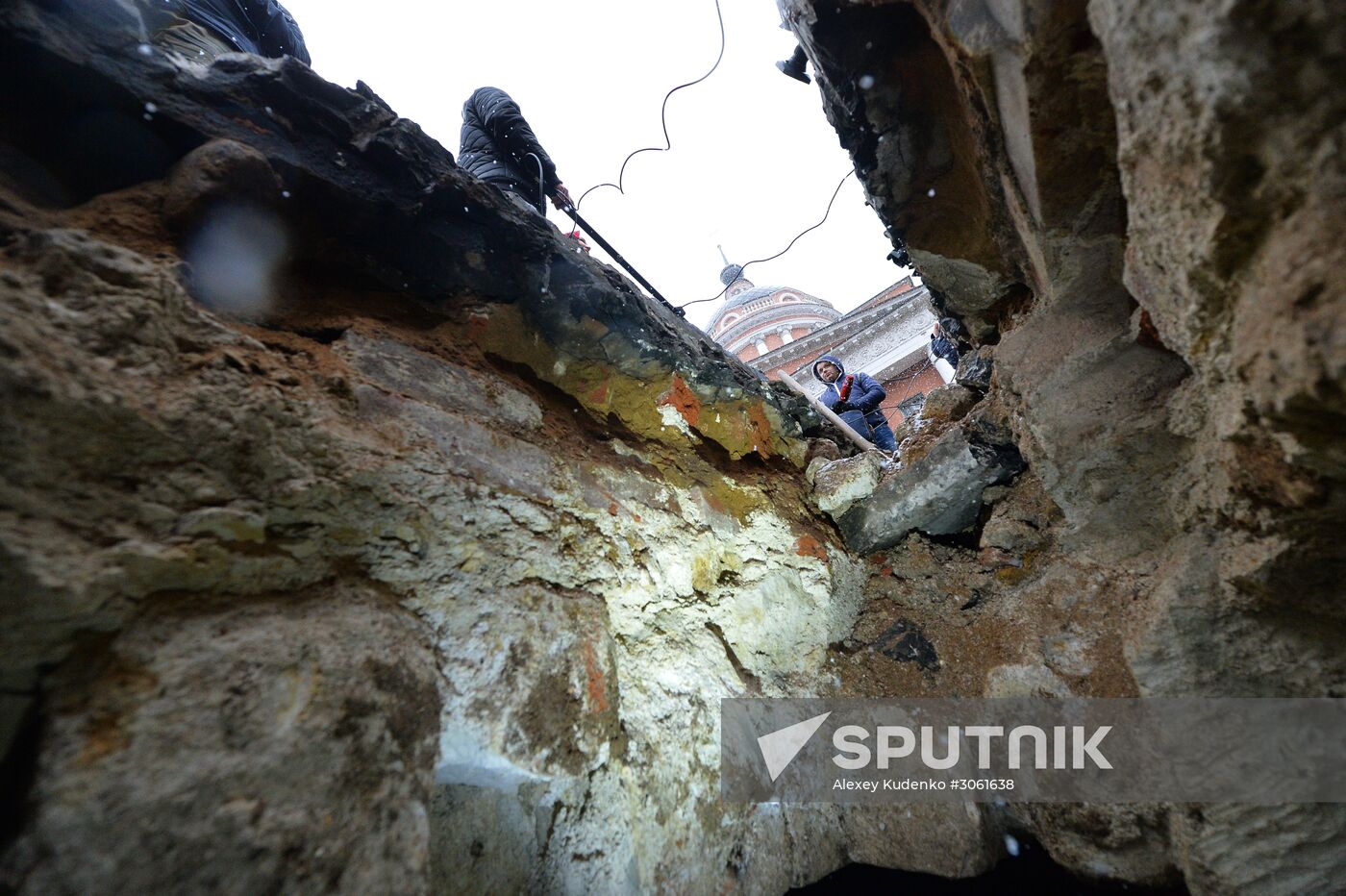 Secret underground chamber unearthed in downtown Moscow