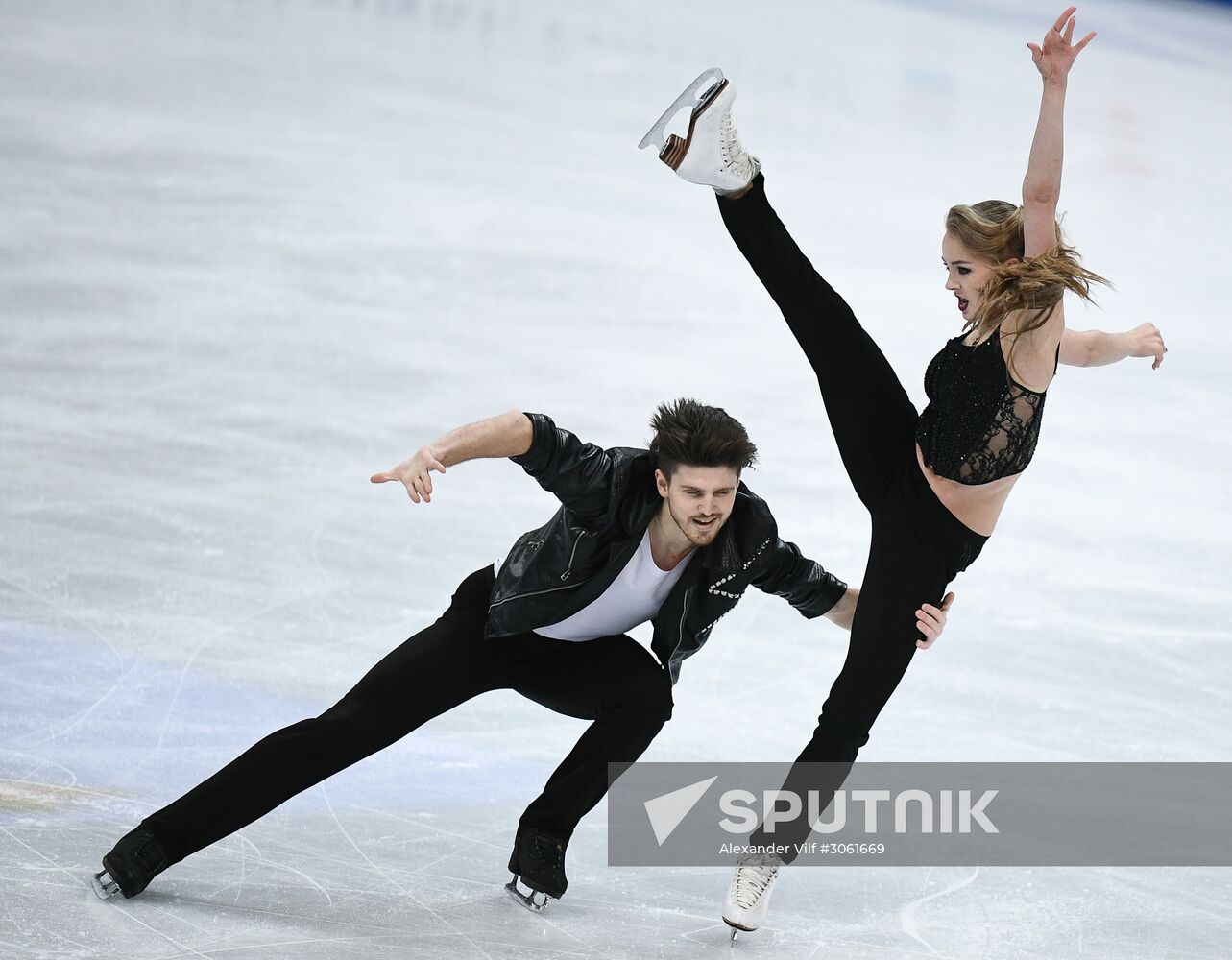 ISU Figure Skating Championships. Ice dance short program