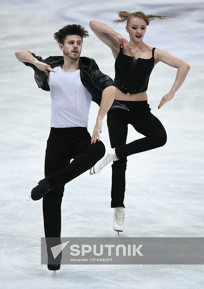 ISU Figure Skating Championships. Ice dance short program