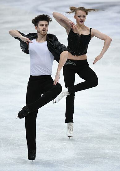 ISU Figure Skating Championships. Ice dance short program