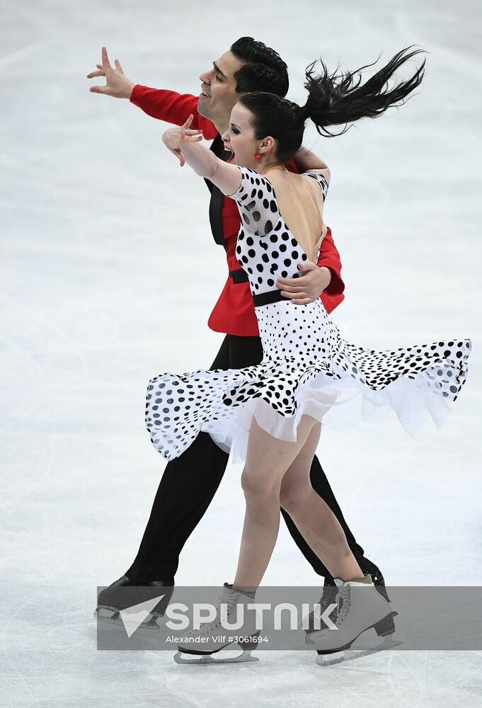 ISU Figure Skating Championships. Ice dance short program