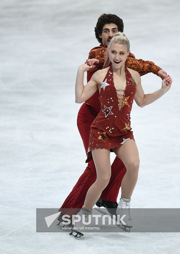 ISU Figure Skating Championships. Ice dance short program