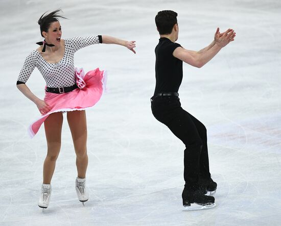 ISU Figure Skating Championships. Ice dance short program