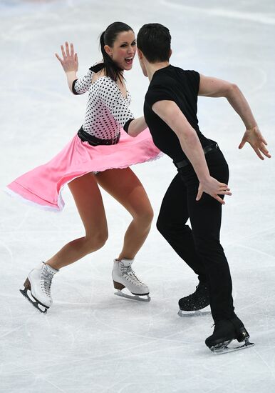ISU Figure Skating Championships. Ice dance short program