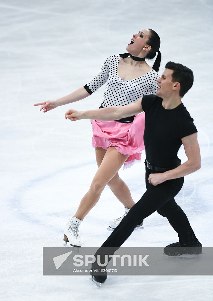 ISU Figure Skating Championships. Ice dance short program