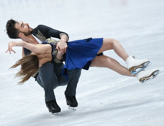 ISU Figure Skating Championships. Ice dance short program