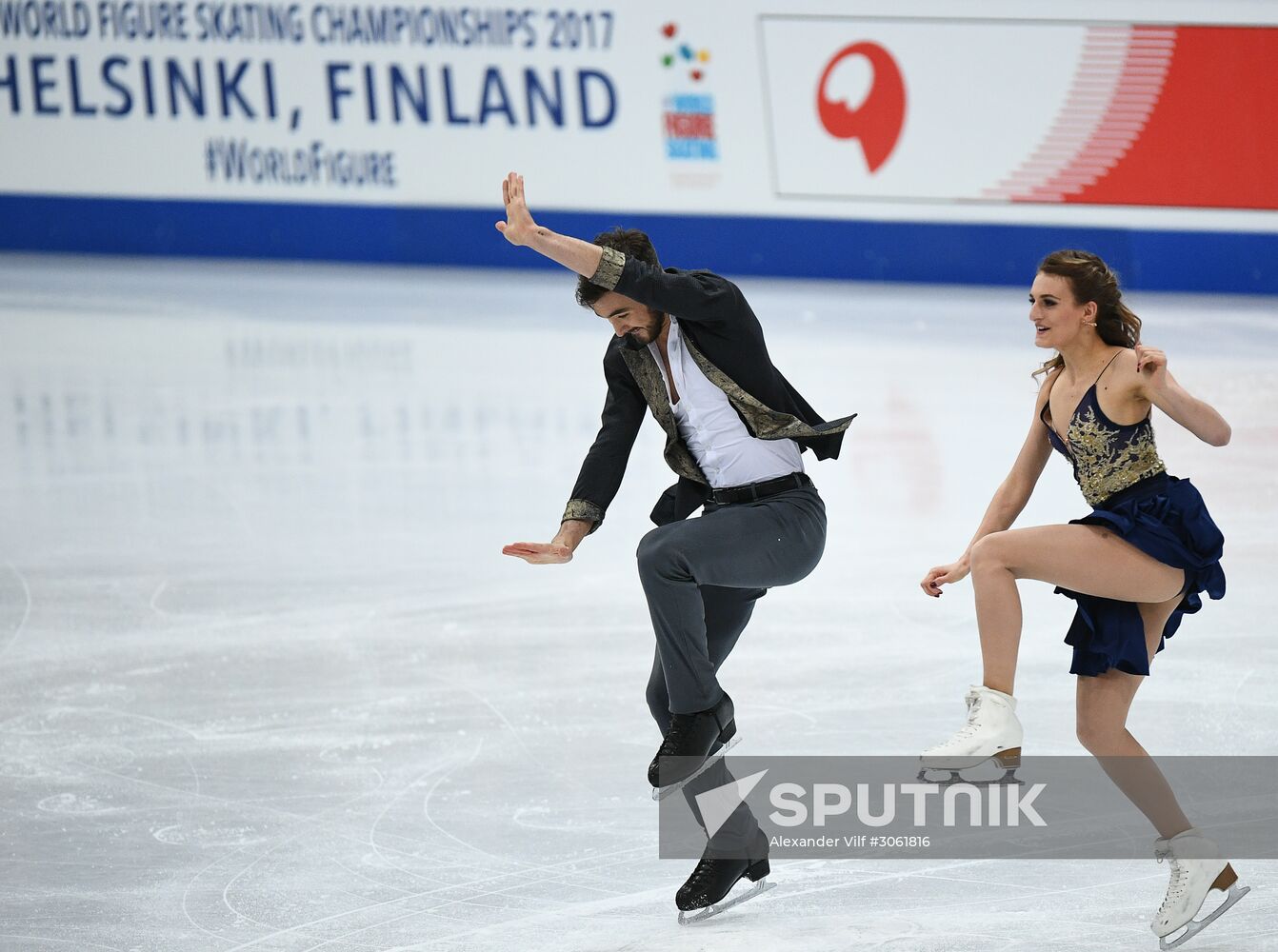 ISU Figure Skating Championships. Ice dance short program