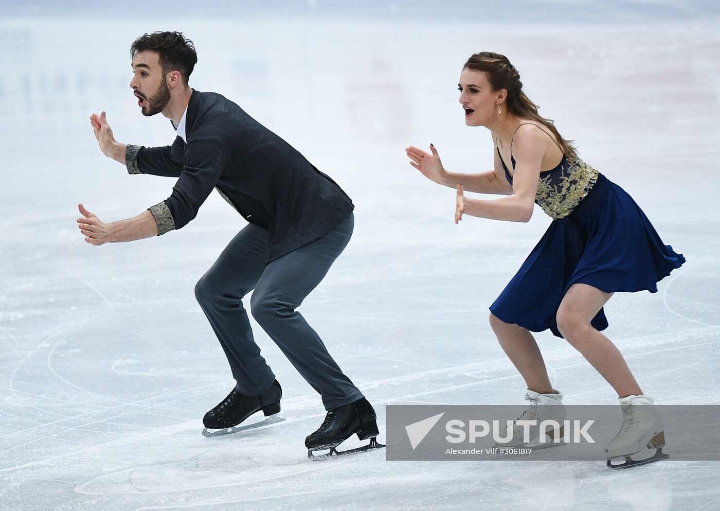 ISU Figure Skating Championships. Ice dance short program