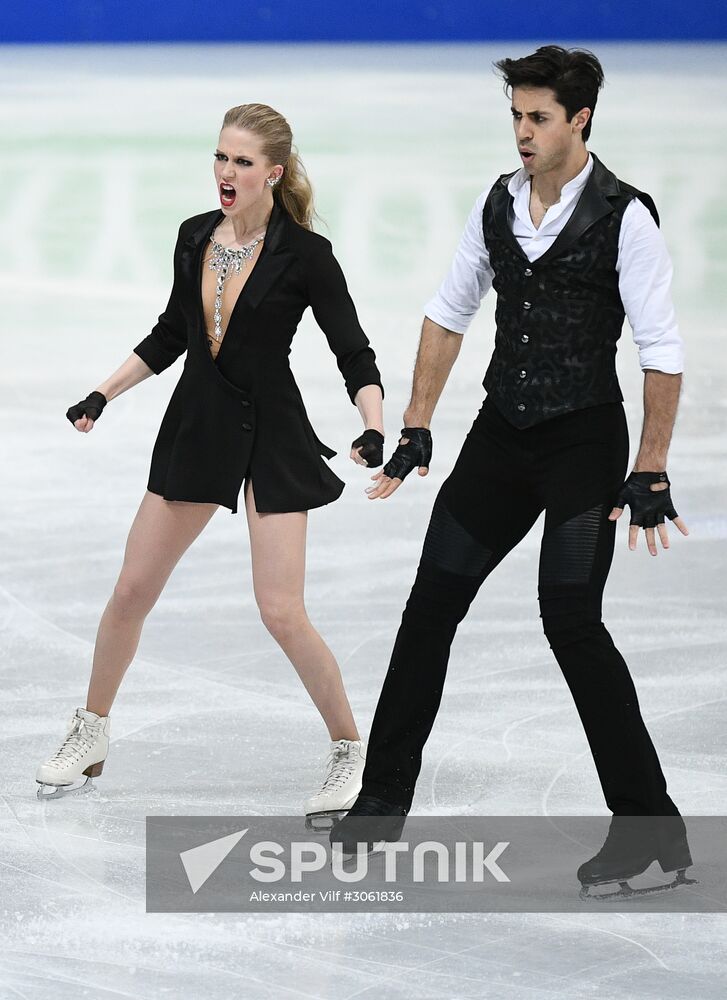 ISU Figure Skating Championships. Ice dance short program